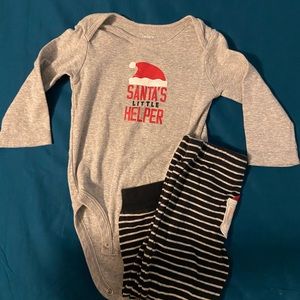 Carters 12 month “Santa’s little helper” set